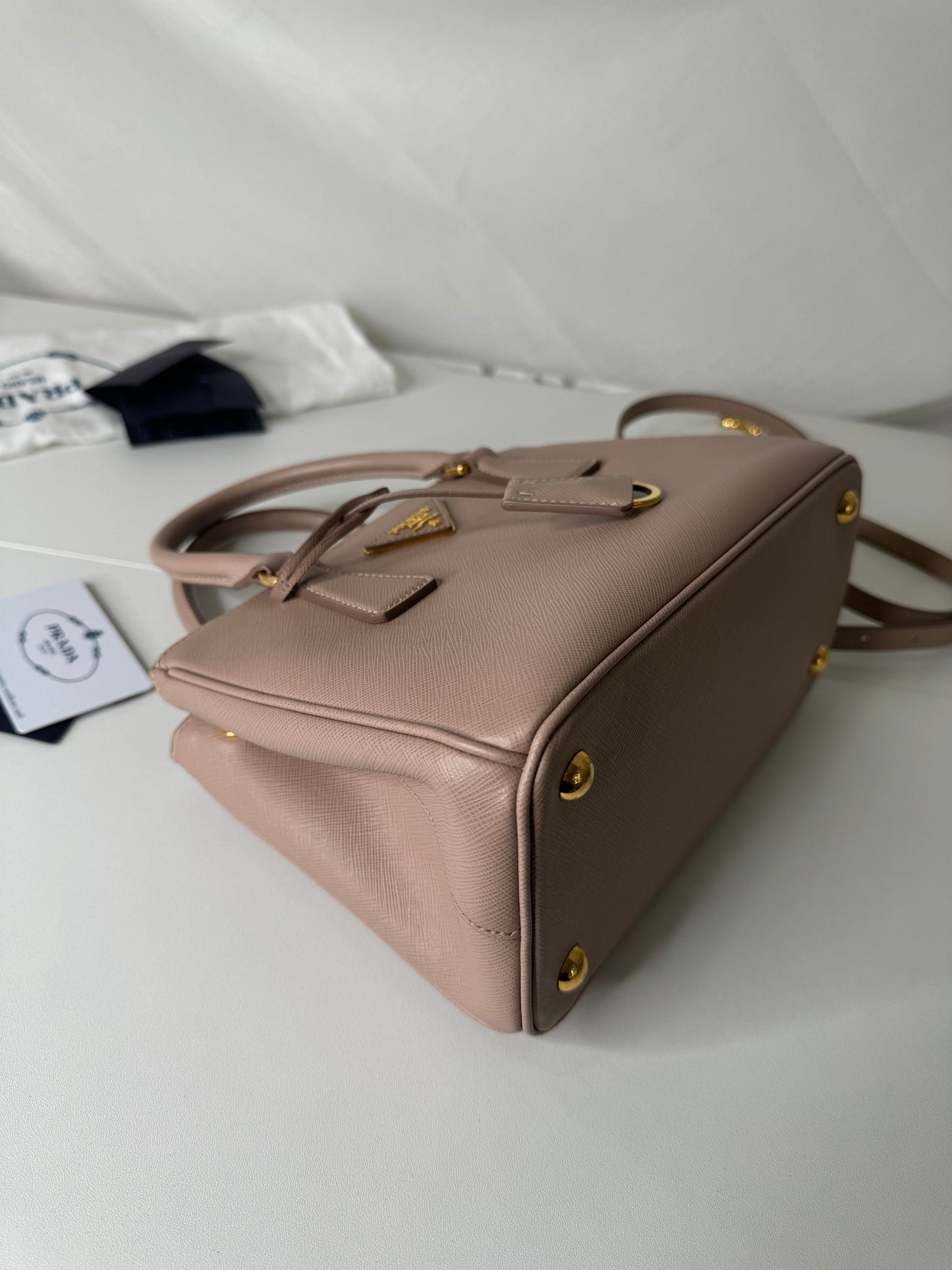 Prada Galleria Small Powder Pink GHW