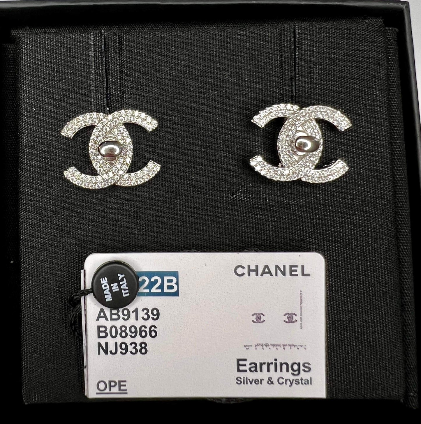 Chanel Turn Lock Studs