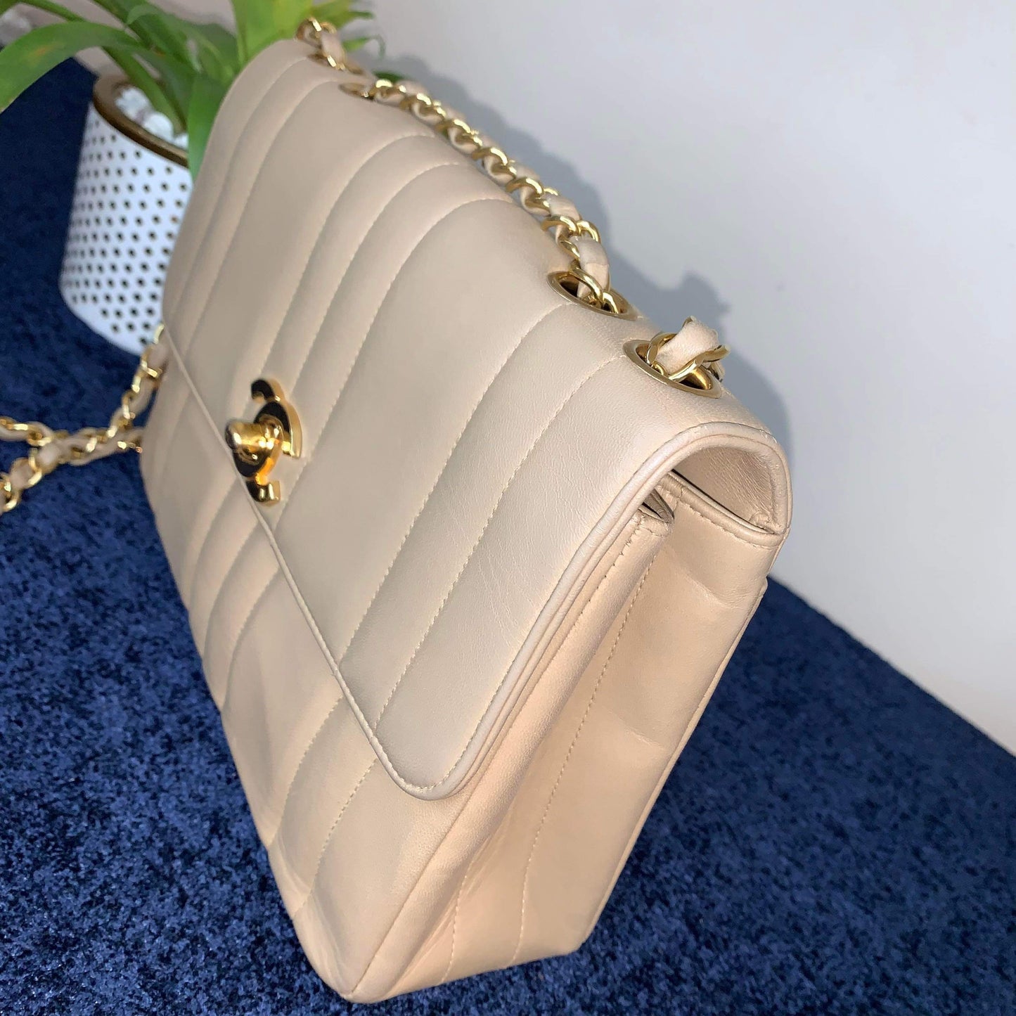 SOLD!! Chanel Beige Vintage