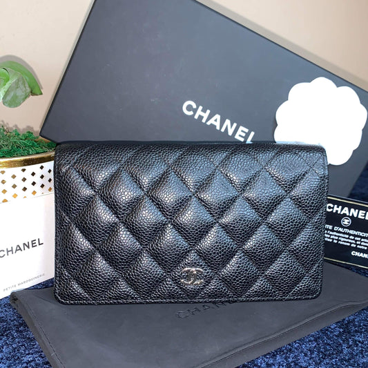 Chanel Yen Caviar Wallet