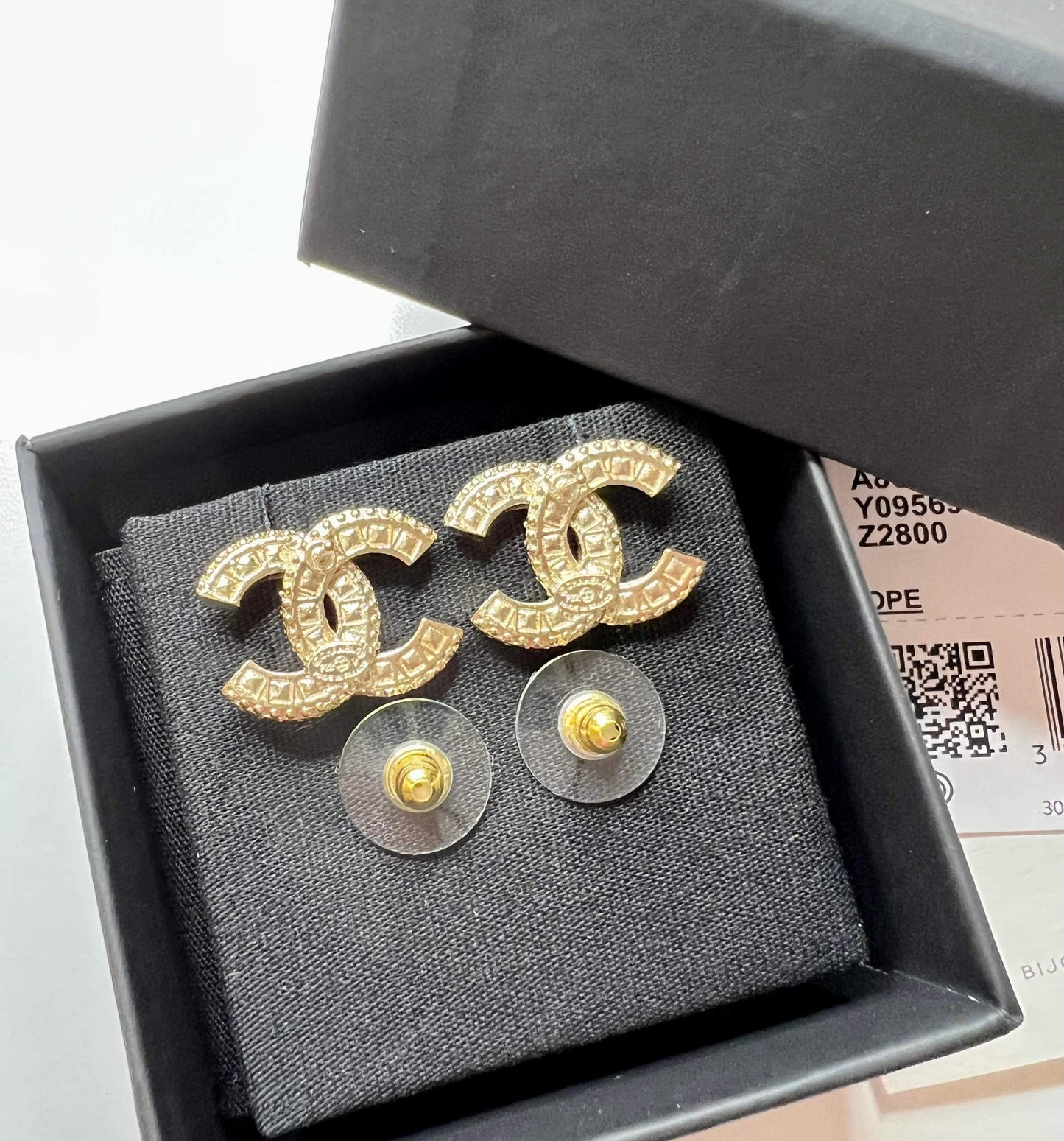 Chanel Crystal Studs