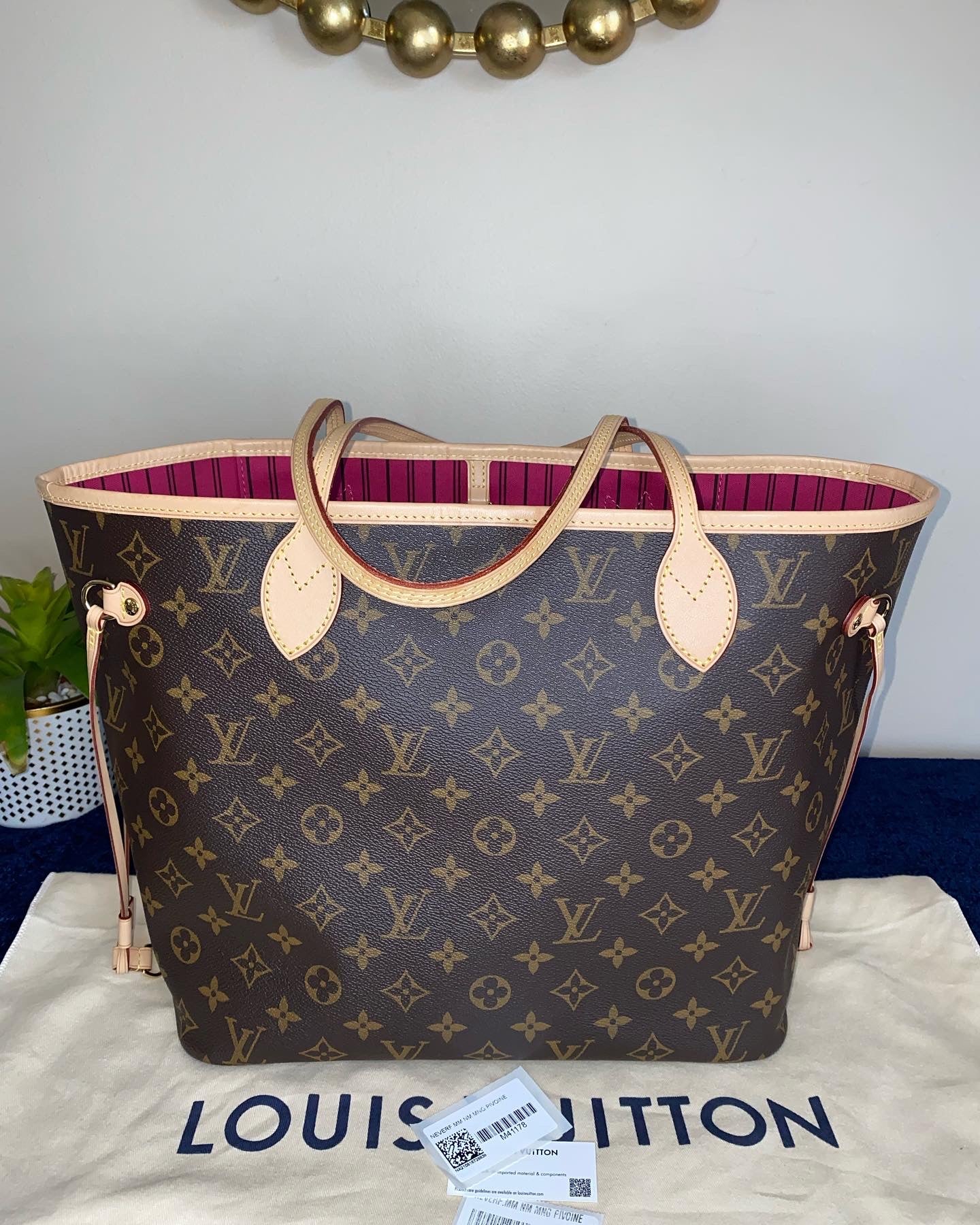 Neverfull MM Peony