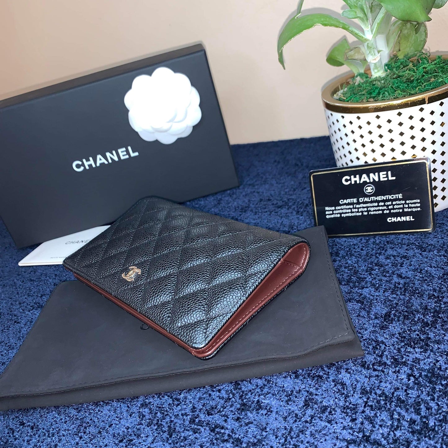 Chanel Yen Caviar Wallet