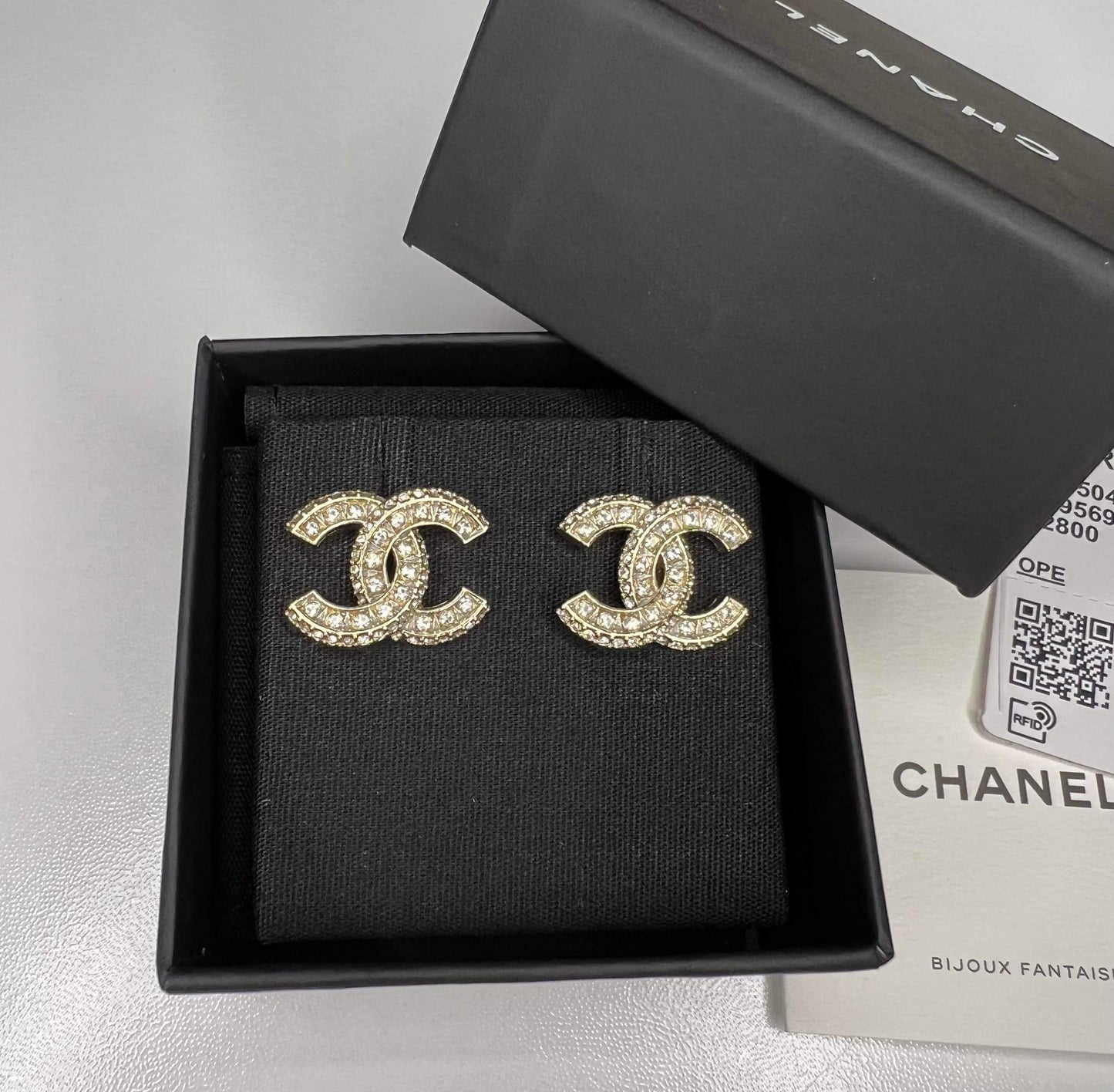 Chanel Crystal Studs