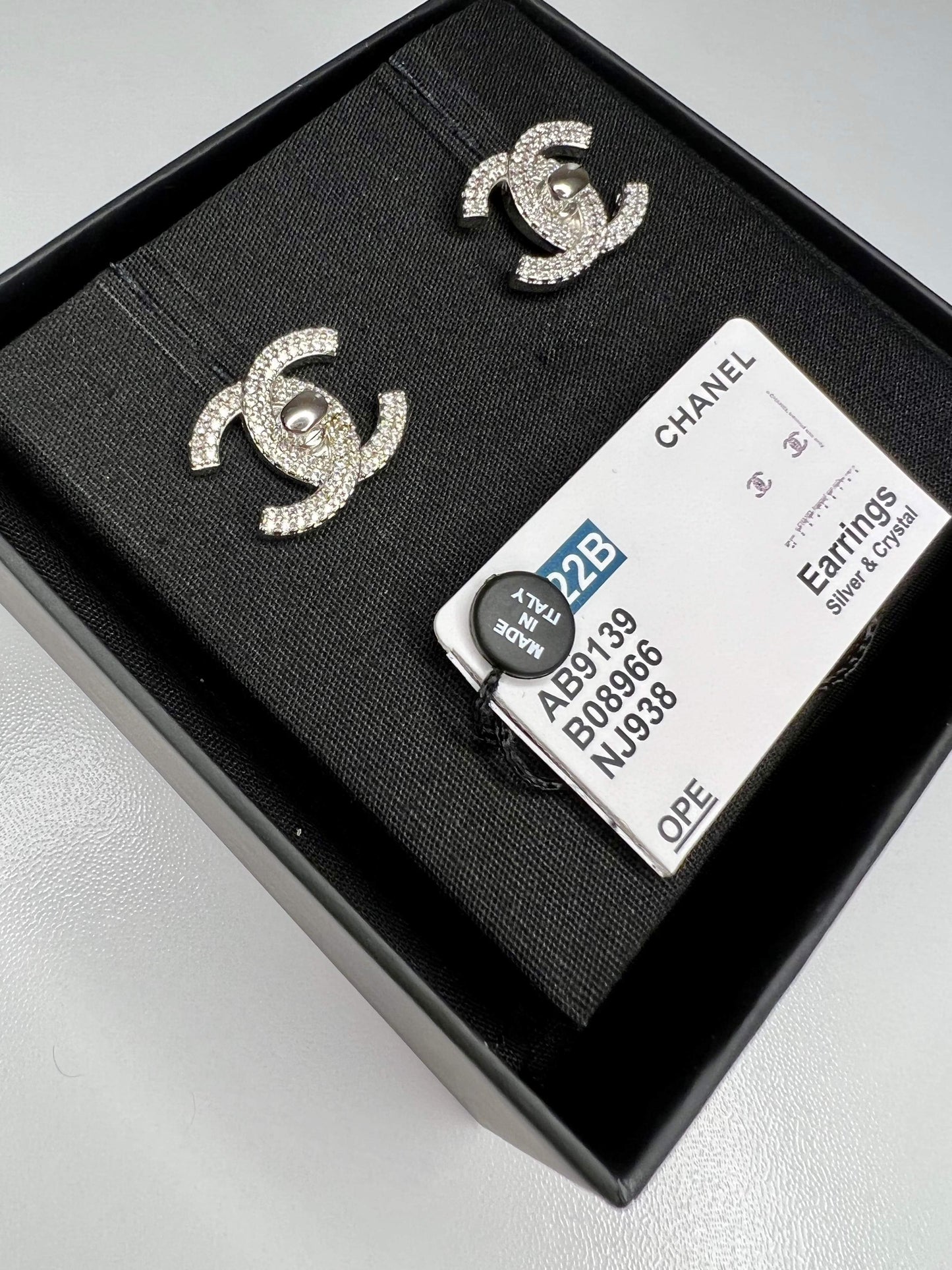 Chanel Turn Lock Studs