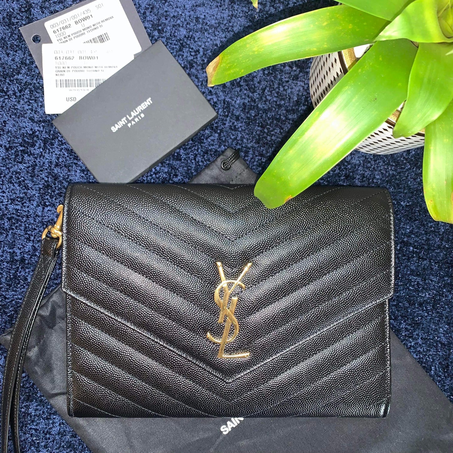 SOLD!! YSL Cassandre Pouch