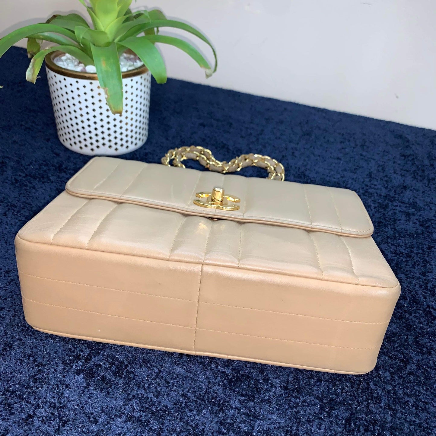 SOLD!! Chanel Beige Vintage