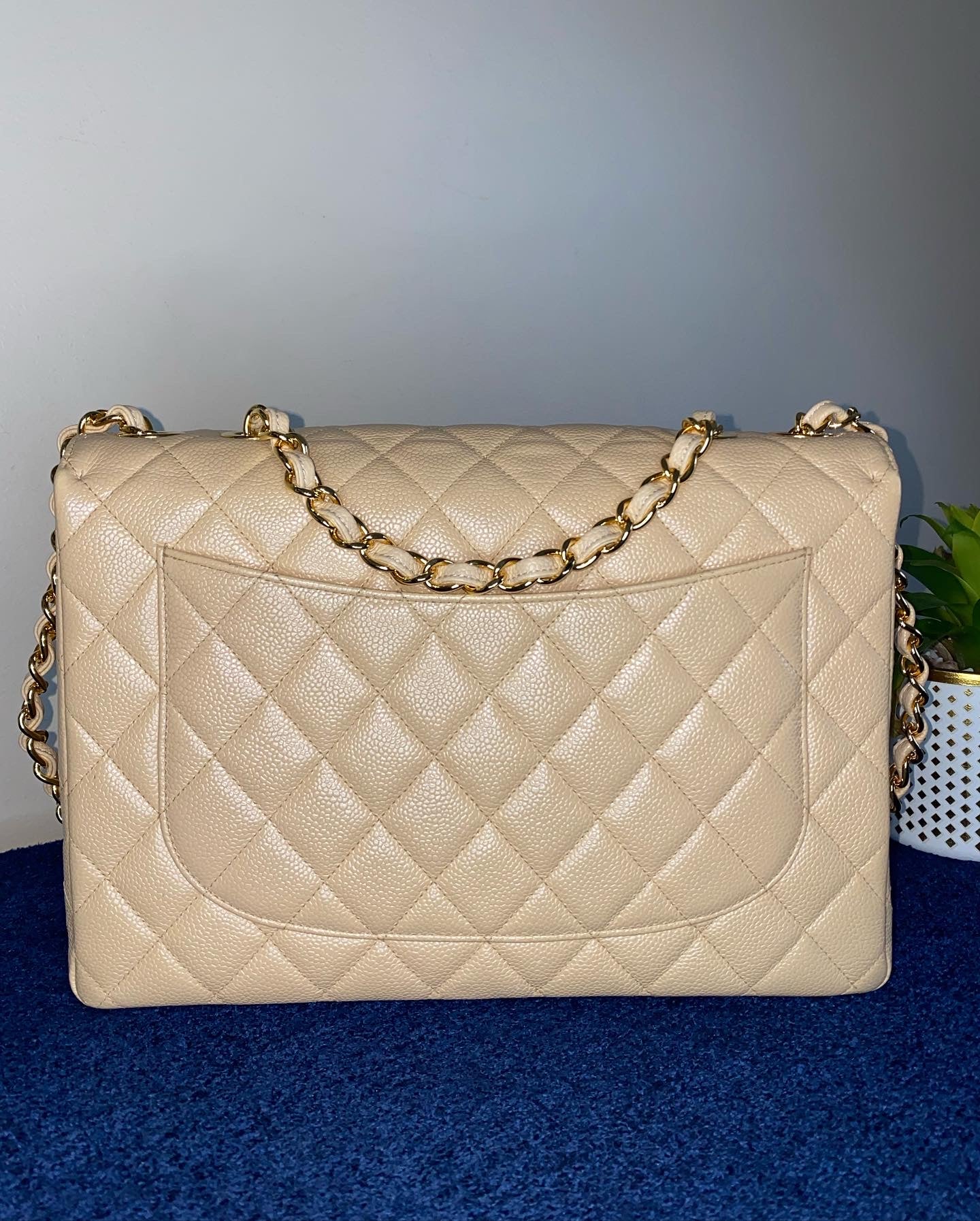 Chanel Vintage Caviar Jumbo