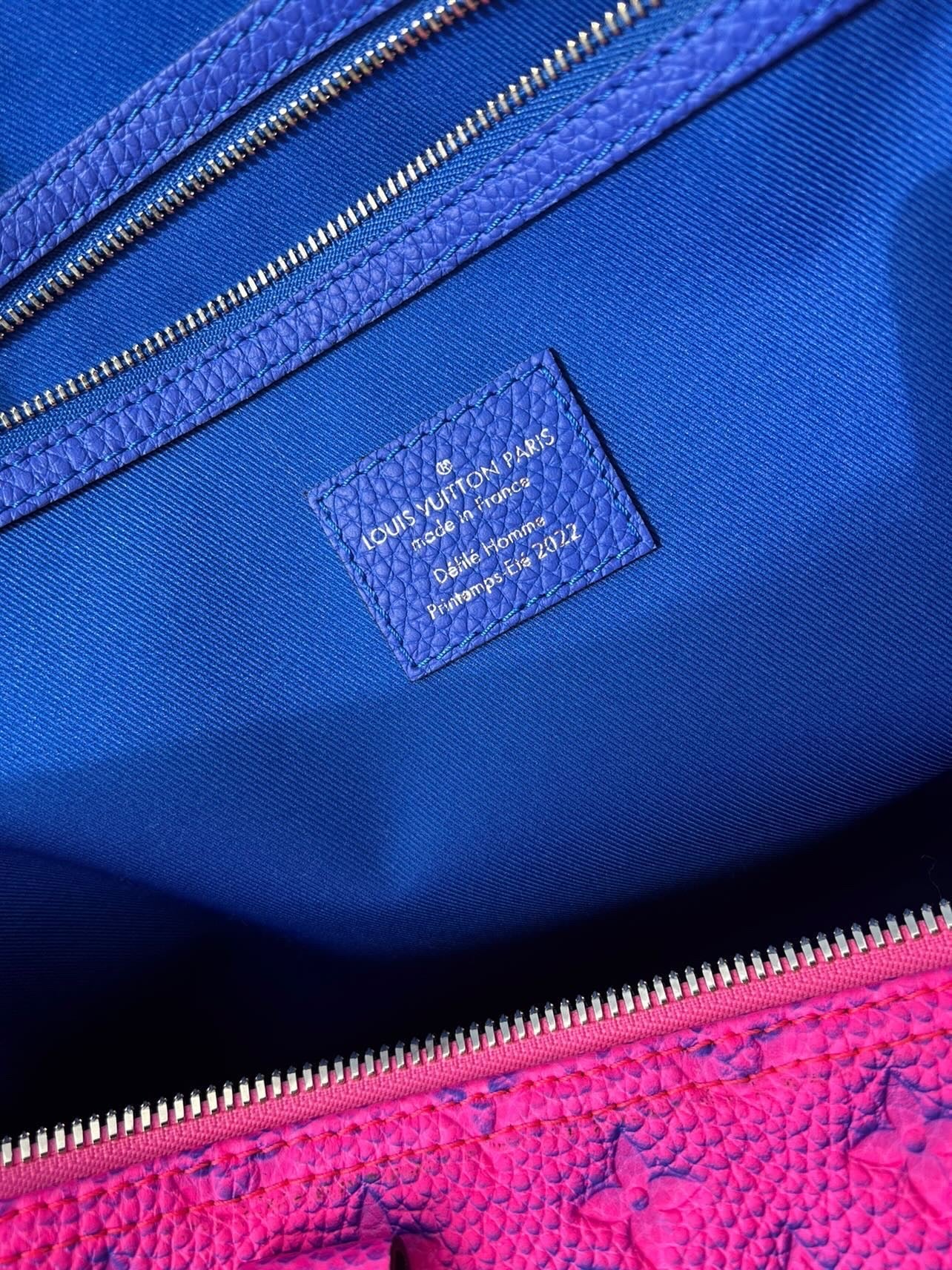Louis Vuitton Virgil Abloh Keepall 50 Taurillon Leather Illusion