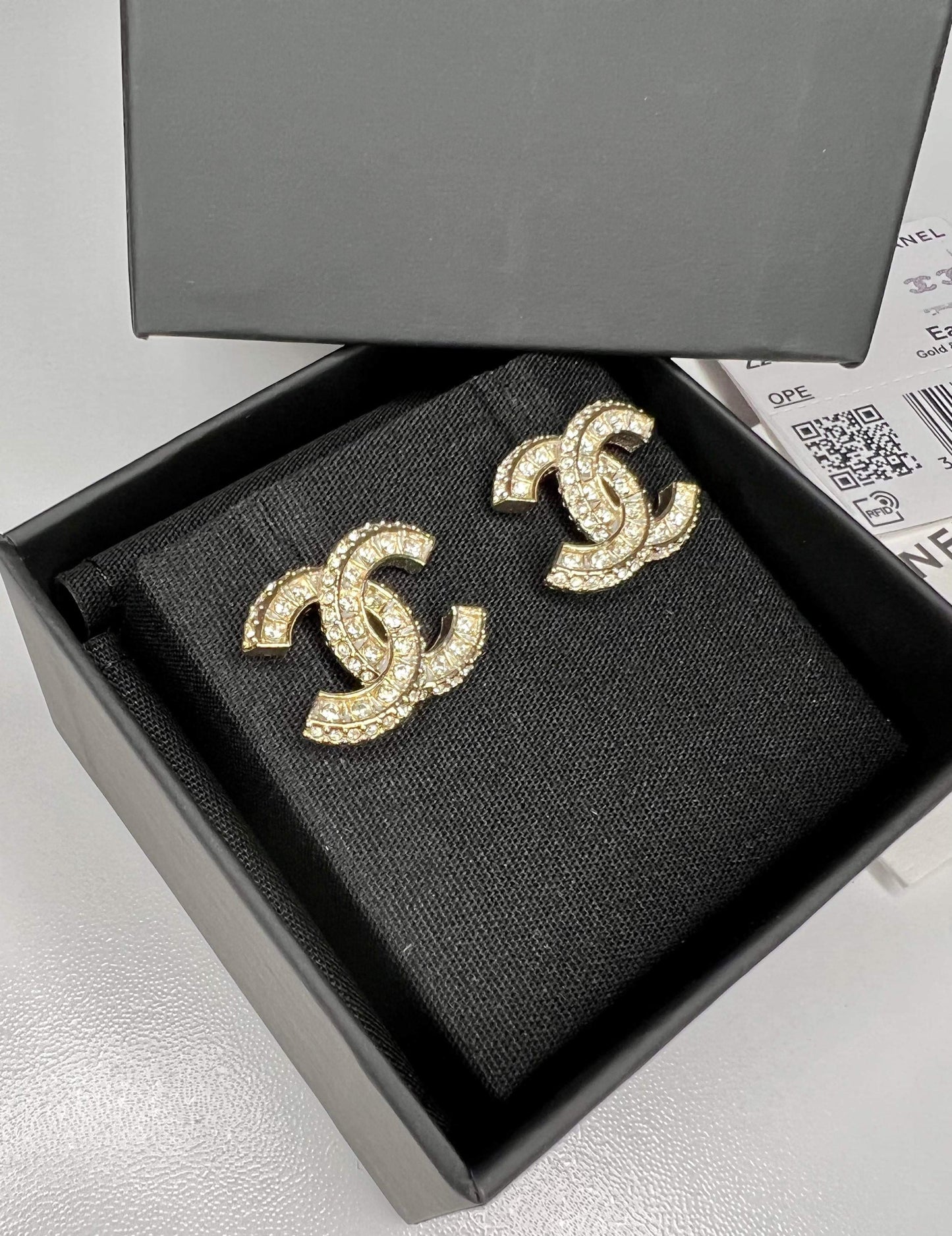 Chanel Crystal Studs