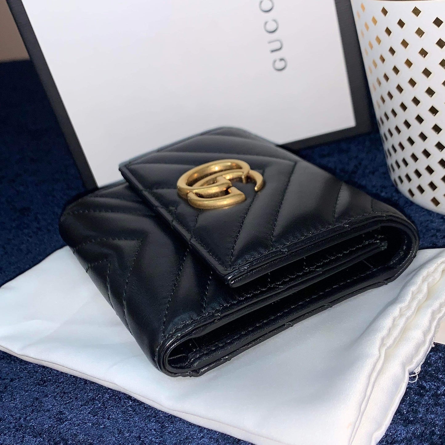 Gucci Marmont Trifold Wallet