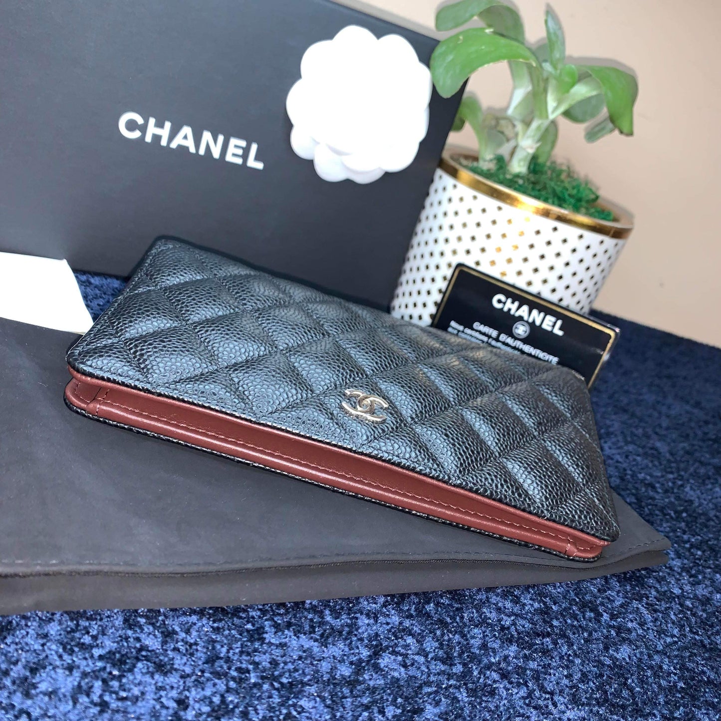 Chanel Yen Caviar Wallet