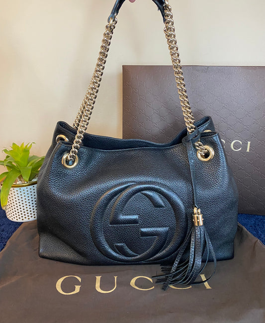 Gucci Soho Hobo Chain Bag