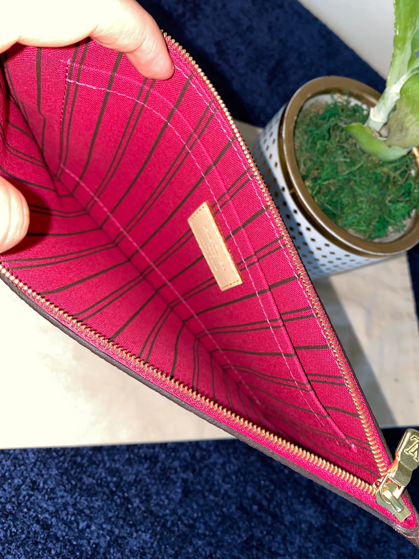 Neverfull MM Pouch Peony