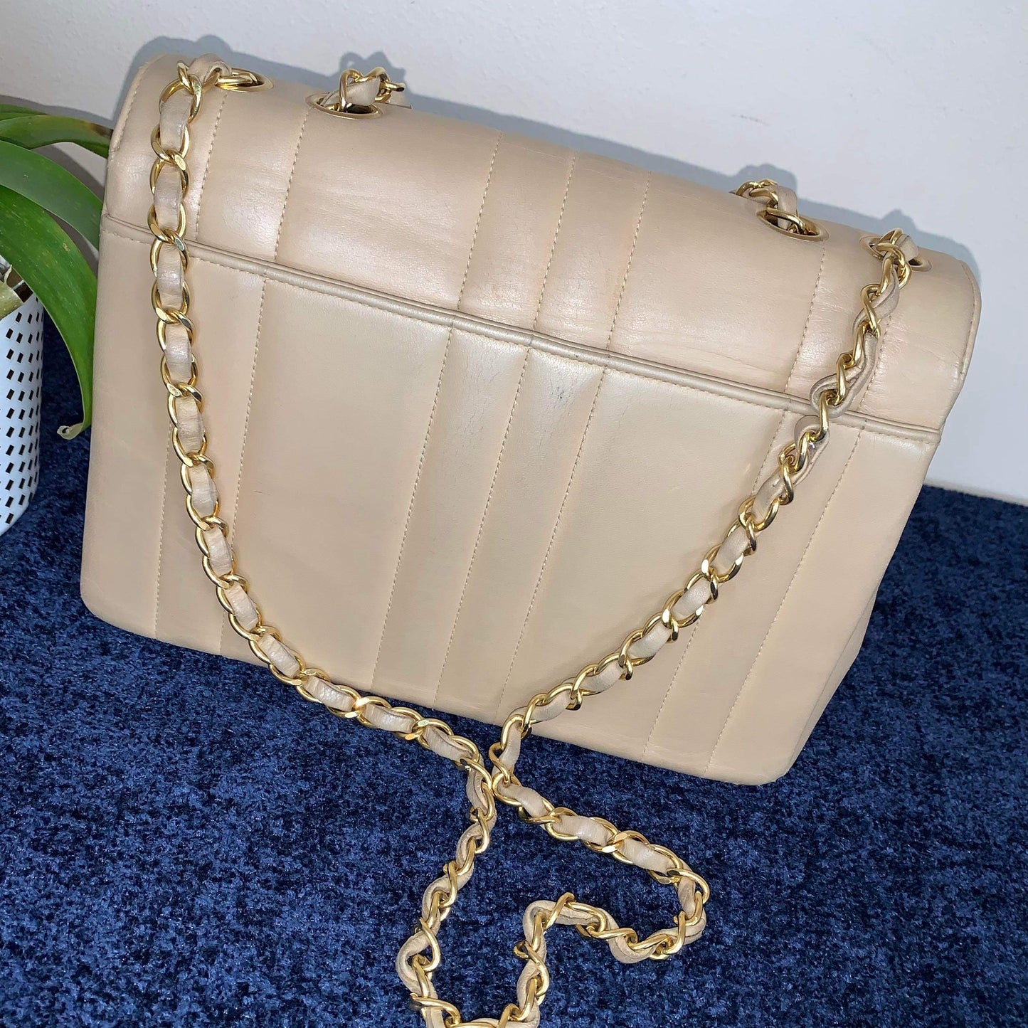 SOLD!! Chanel Beige Vintage