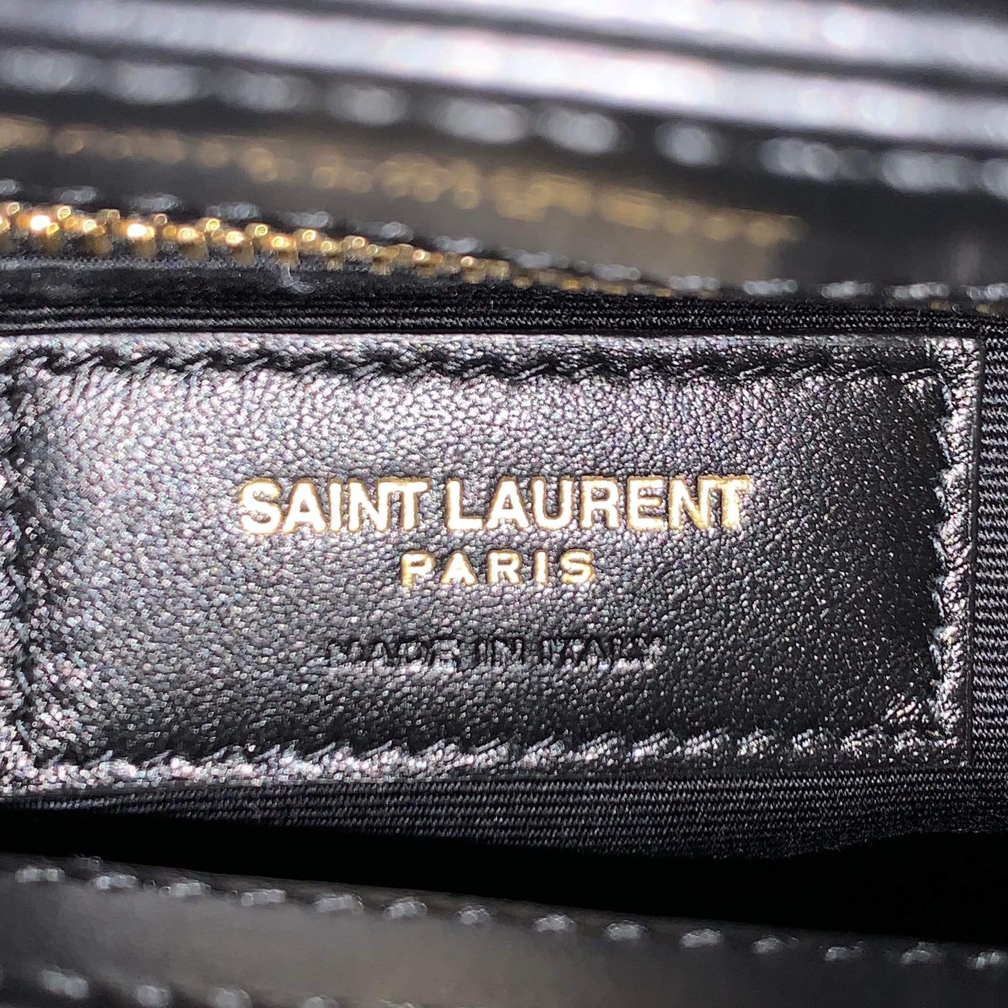 YSL Toy Lou Lou. Black with Gold Hardware