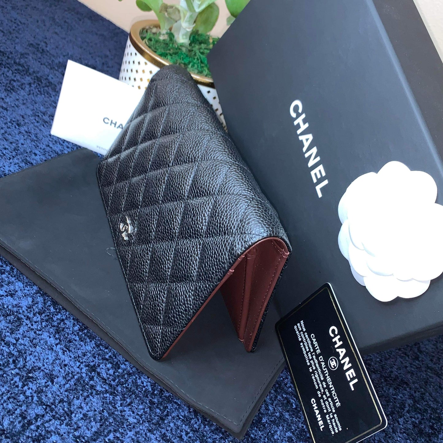 Chanel Yen Caviar Wallet