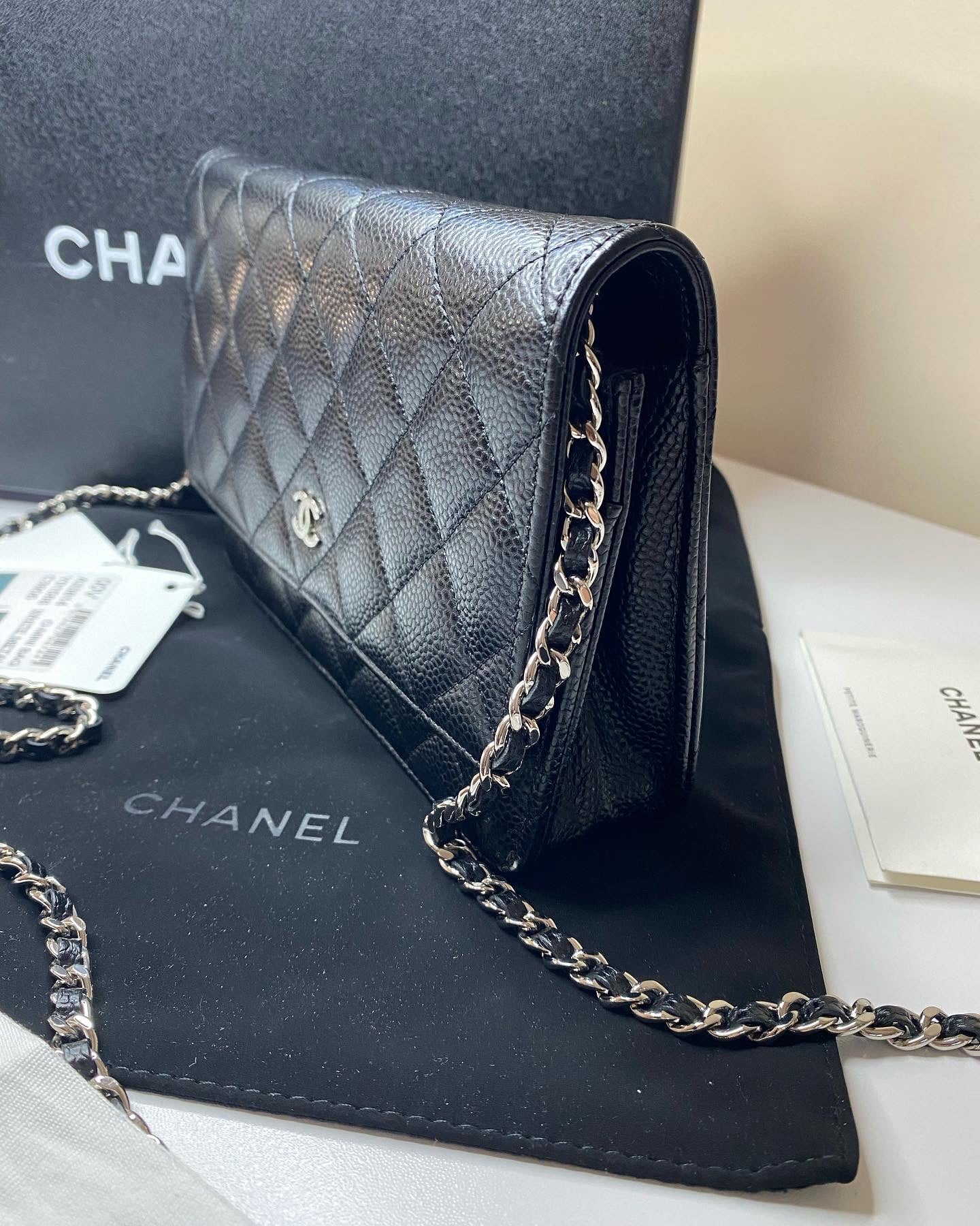 Chanel Caviar WOC