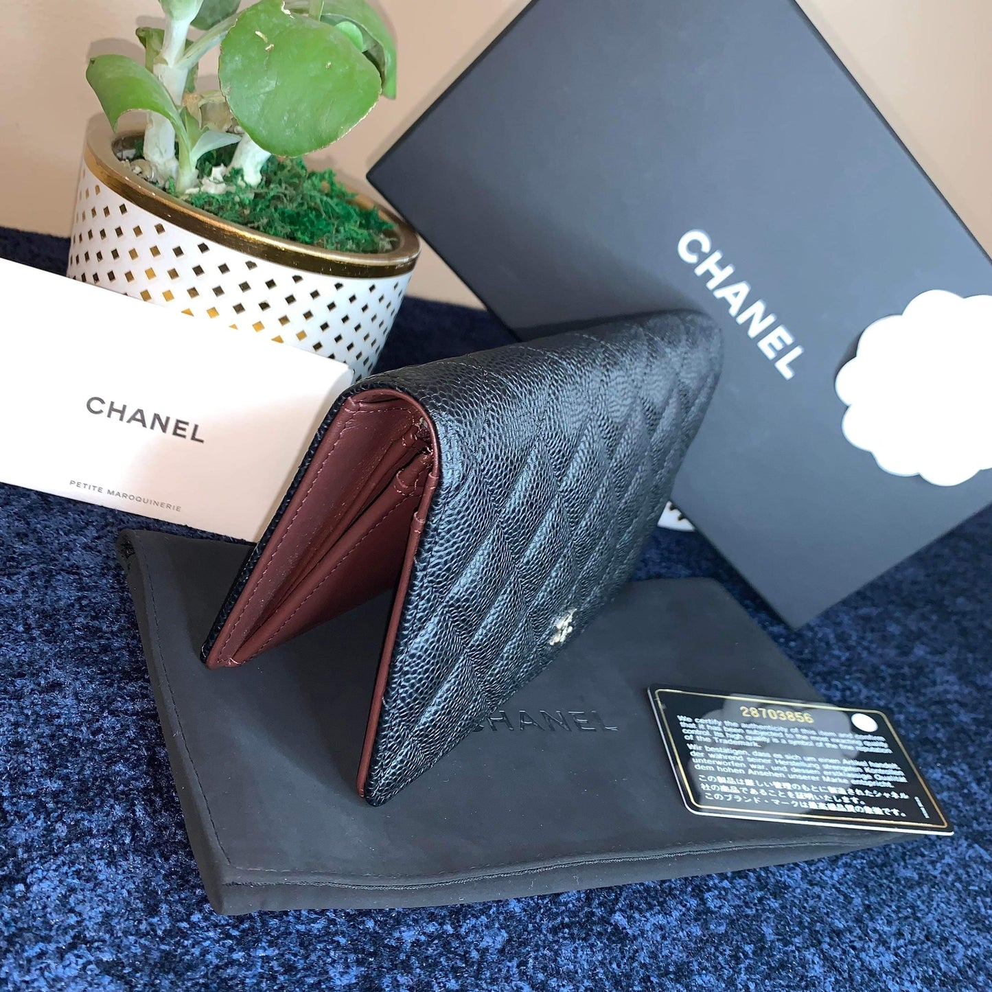 Chanel Yen Caviar Wallet