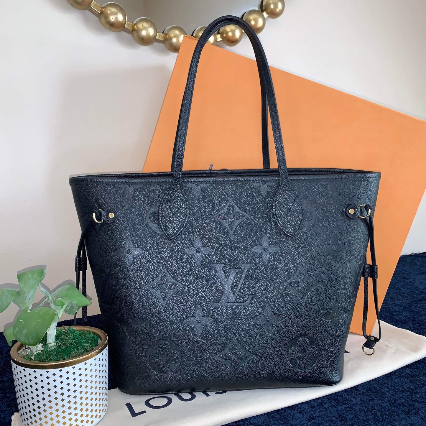 Neverfull M Empreinte Noir