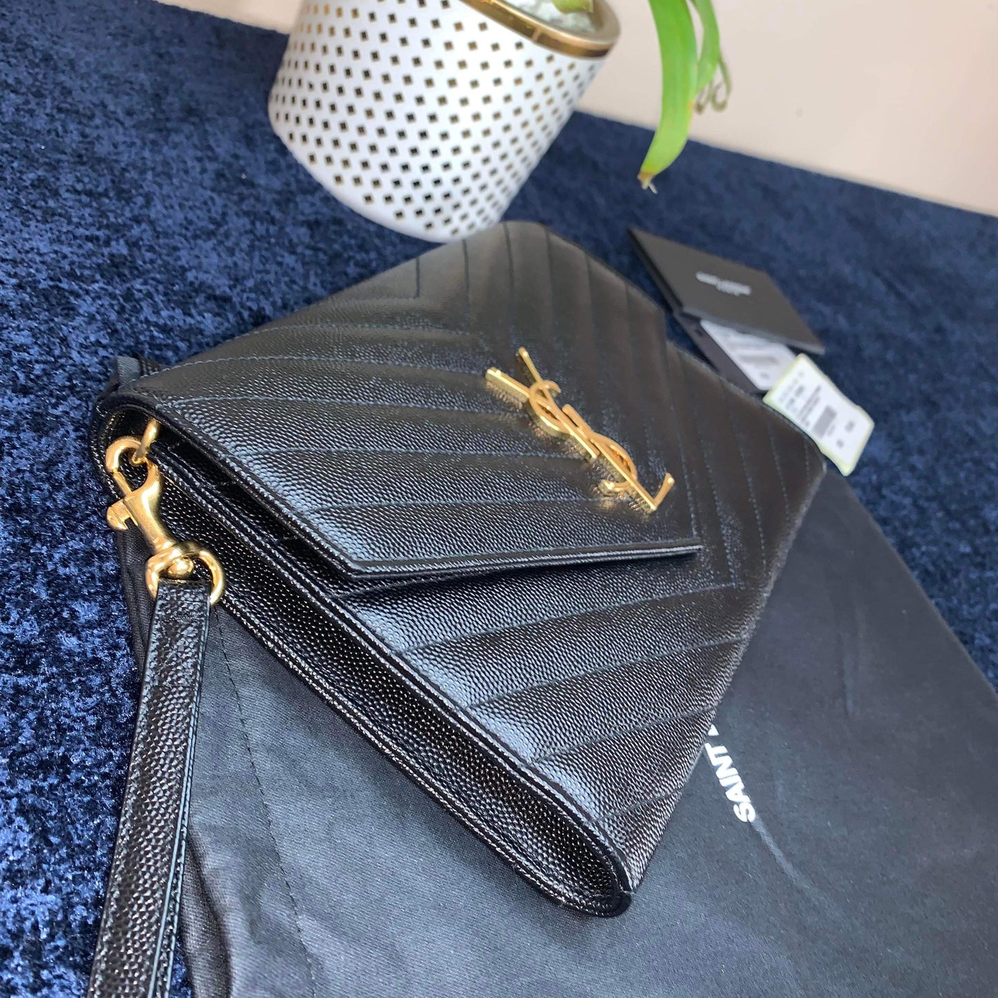 SOLD!! YSL Cassandre Pouch