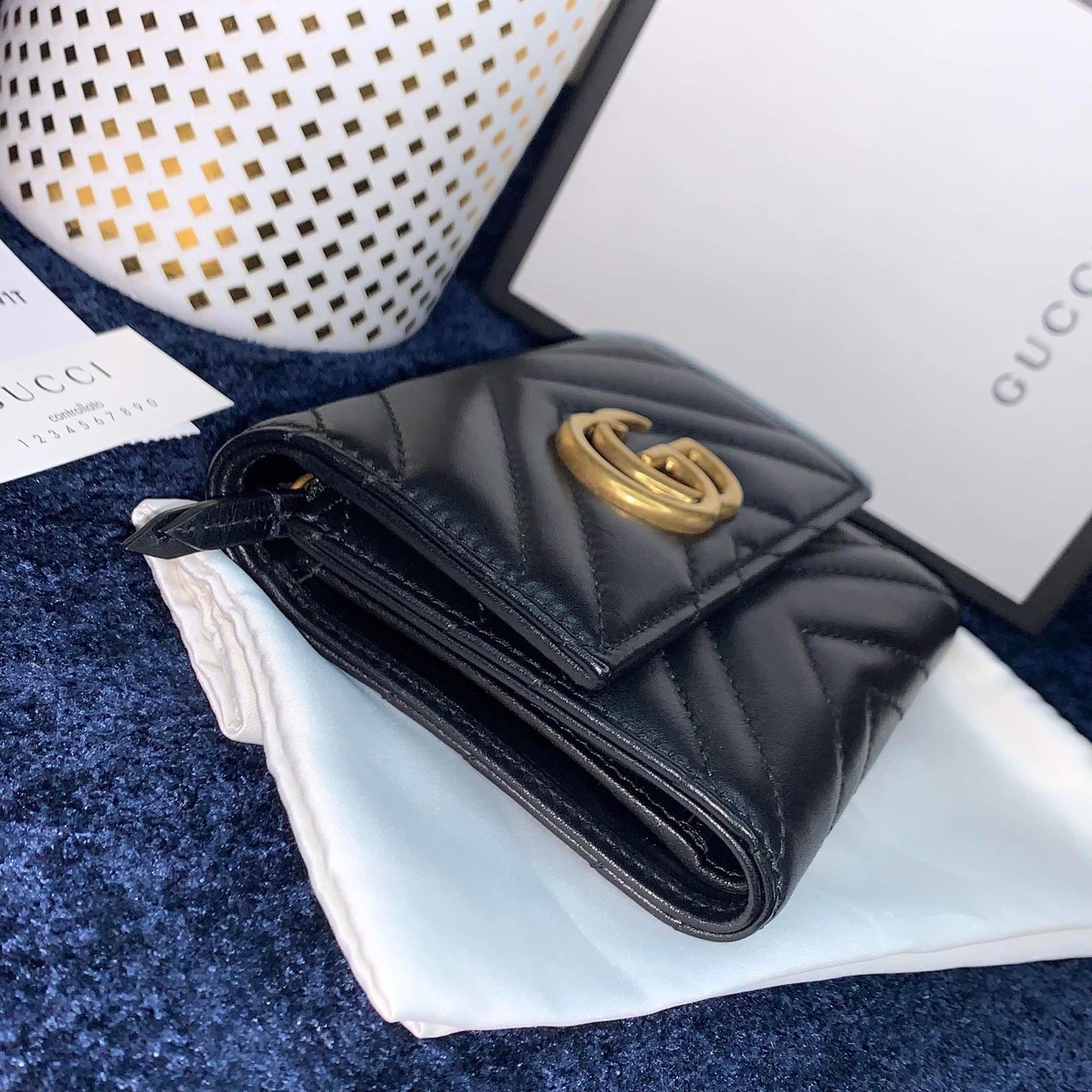 Gucci Marmont Trifold Wallet